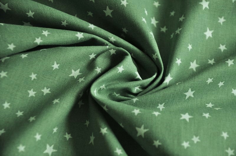Weihnachtsstoff Sternenhimmel ca.140cm grün 