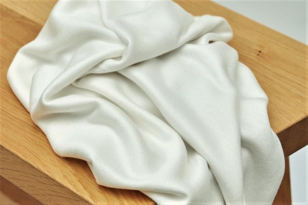 Strickstoff - Soft Lima Knit - bright white - 100% LENZING™ ECOVERO™ Viscose