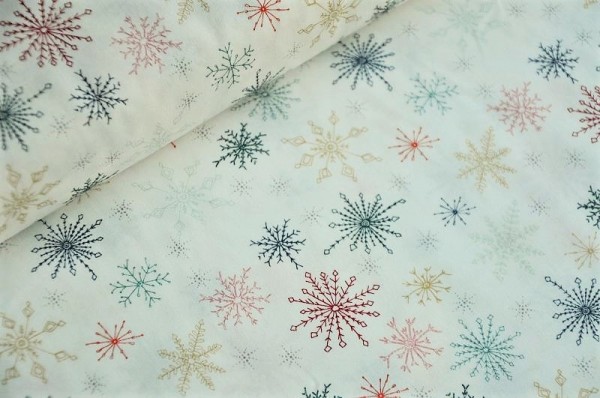 Webware - Cozy & Joyful, Make Snow Flurries - 100% Baumwolle