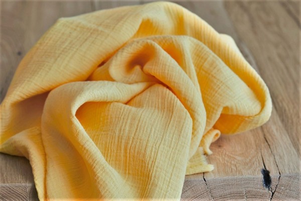 Bio Musselin - Blonde Yellow - 100% Baumwolle (kba)